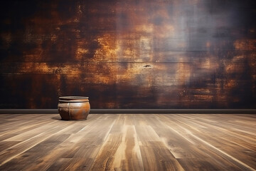 old room with wooden floor