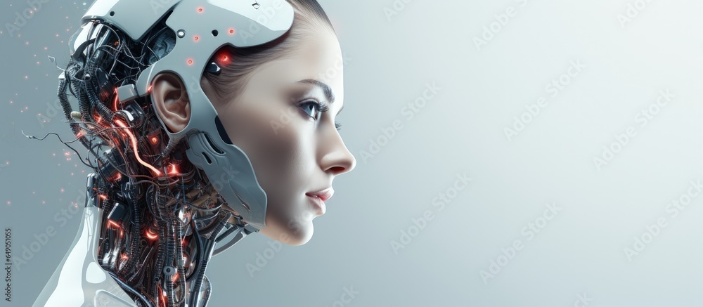 Poster ai rendering with copyspace for text