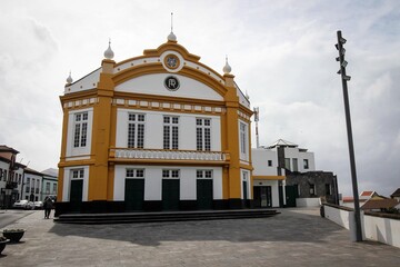Historical center of Ribeira Grande town, Sao Miguel island, Azores, Portugal