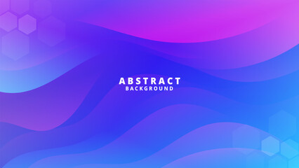 Abstract Gradient Blue purple liquid background. Modern background design. Dynamic Waves. Fluid shapes composition. Fit for website, banners, brochure, posters
