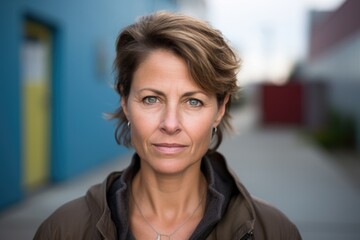 An athletic woman in her early forties with cropped, goldenbrown hair and hazel eyes. She is a public defendercumactivist, who tirelessly fights against mass incarceration and for restorative,