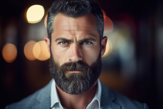 A bearded man in his midthirties radiates congeniality, using his skills as a professional mediator to negotiate peaceful resolutions in conflict zones. His calm visage and steady eyes embody