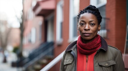 A woman in her thirties, who balances being a single mom and a fearless advocate for housing justice. On a relentless struggle against time, resources and circumstance, seeking affordable