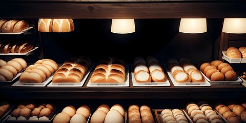 bread in bakery