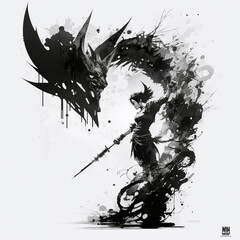 龍を飼いならすサムライ