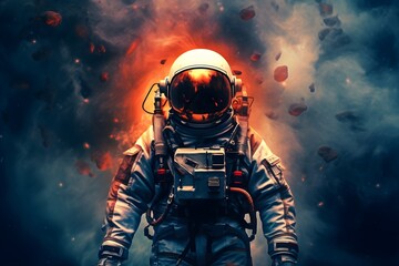 Obraz premium Astronaut illustration
