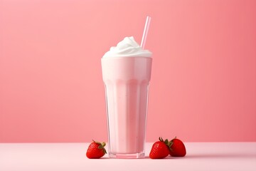 Delicious strawberry shake