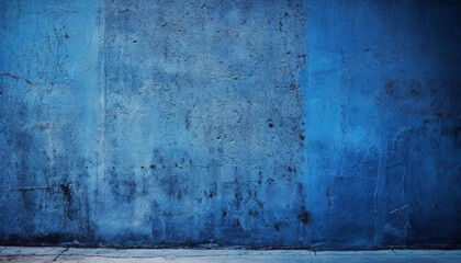 blue grunge wall background, navy blue stucco wall texture. rough colored background. suitable to use as background, letter head, etc. No people. No text. Scratched effect wallpaper  - obrazy, fototapety, plakaty