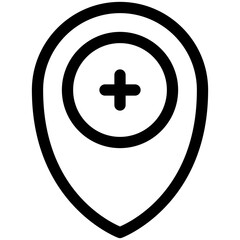 Obraz premium location icon