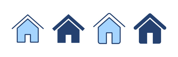 House icon vector. Home sign and symbol