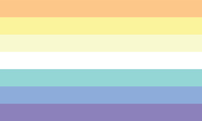 Genderfaun Pride Flag. Genderfaun, also known as genderfawn, is a form of genderfluidity that never encompasses female or feminine genders.