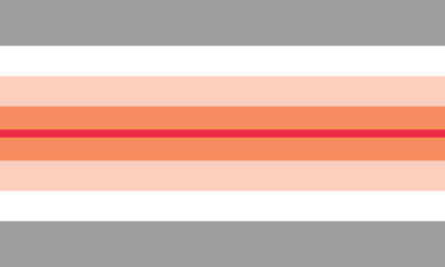 Obraz premium Paragirl Pride Flag. Paragirl, also known as Parafemale or sometimes Parafeminine, is the female subset of Paragender. Parafemale individuals identify primarily as a girl or women, but not entirely.