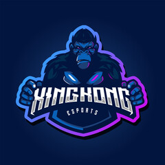 King kong mascot logo