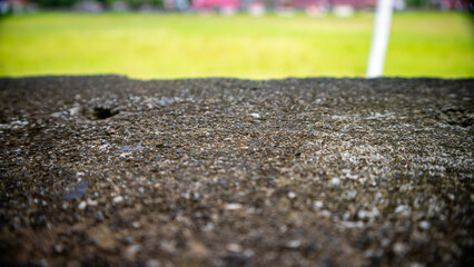 concrete wall texture as a building foundation