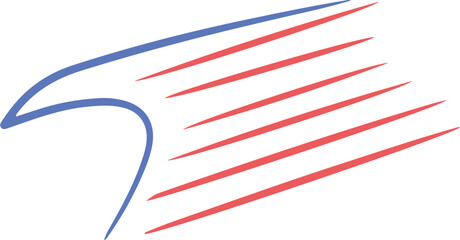 red and white arrows