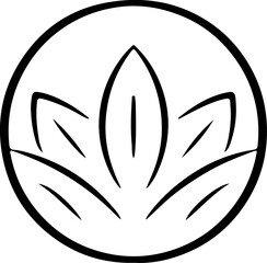 illustration of an leaf symbol