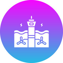 Ocean Energy Icon