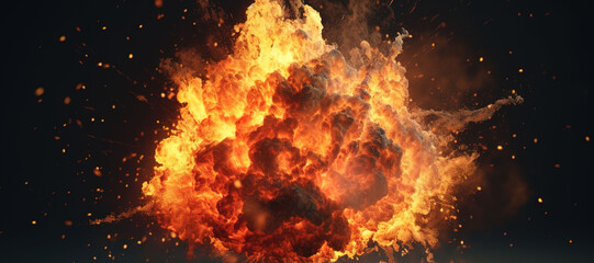 fire explosion, bomb, smoke, explode, sparks 4