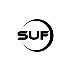 SUF Letter Logo Design, Inspiration for a Unique Identity. Modern Elegance and Creative Design. Watermark Your Success with the Striking this Logo.