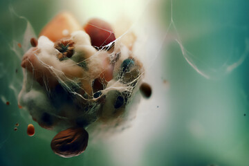 Decomposition & Rot & Mold · Aesthetic Representation of Natural Matter Decay in Rich Saturated Color Palette