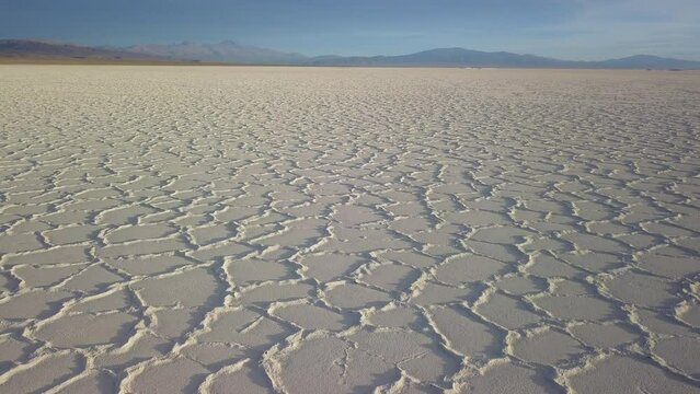 Sunrise in the northwestern Argentinian salt flat