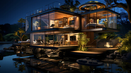Floating Villa on Water