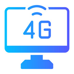 monitor gradient icon
