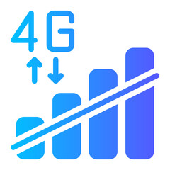 no signal gradient icon