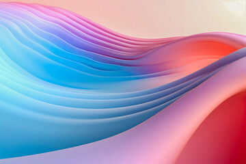 Mesh gradient abstract wallpaper soft pink and blue color background