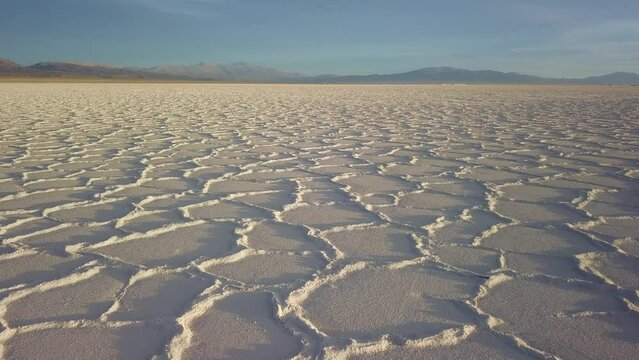 Sunrise in the northwestern Argentinian salt flat