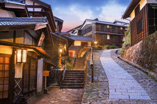 Magome, Japan along the Nakasendo