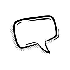 Naklejka premium Playful Comic Speech Bubbles for Added Emphasis.