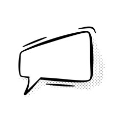 Naklejka premium Comic Book Conversations. Speech Bubble Illustrations.