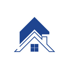 HOUSE BUILDING ICON LOGO TEMPLATE VECTOR