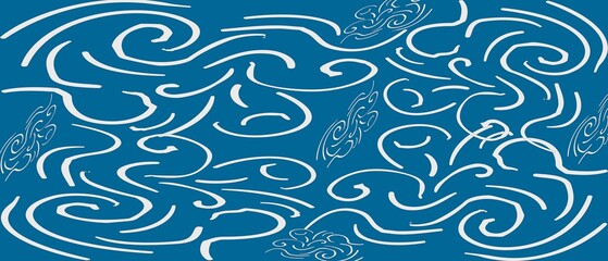 Hand drawn fabric pattern, background image.