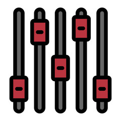 equalizer line icon