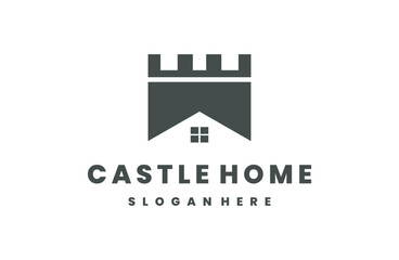 castle home logo design inspiration