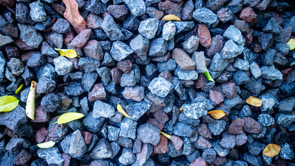 small rocks arranged neatly and beautifully