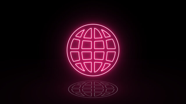 World global earth icon. globe icon of web image. Earth Globe Icons, world map.