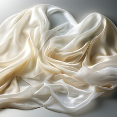 Obraz premium White cotton background 