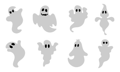 Set of Halloween stickers. Bullet journal stickers, planner, scrapbook stickers design.