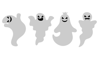 Fototapeta premium Set of Halloween stickers. Bullet journal stickers, planner, scrapbook stickers design.