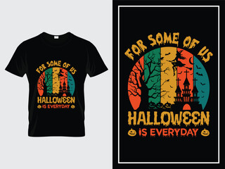 Halloween t shirt design illustration vector Happy Halloween Graphic