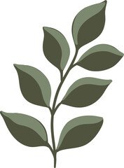 Christmas festive element clipart isolated, winter holidays