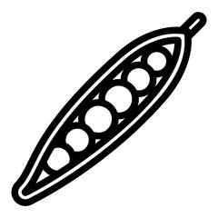 peas outline icon