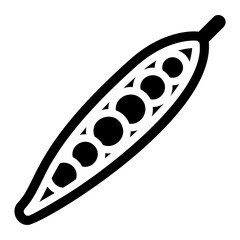 peas glyph icon