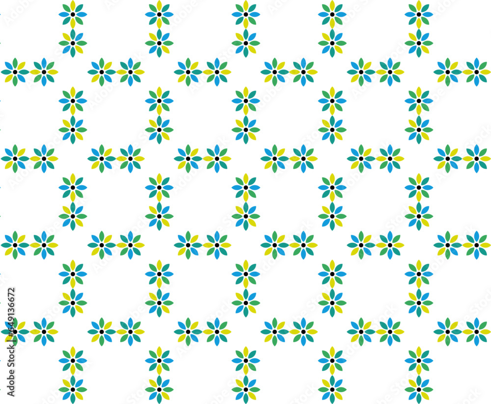 Poster seamless geometric ornamental vector pattern. abstract background