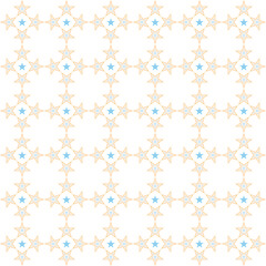 Seamless geometric ornamental vector pattern. Abstract background