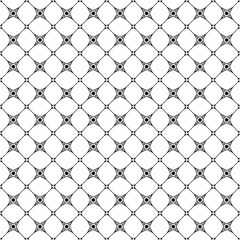 Black and white seamless vector pattern. Geometric background. Ornamental design texture.