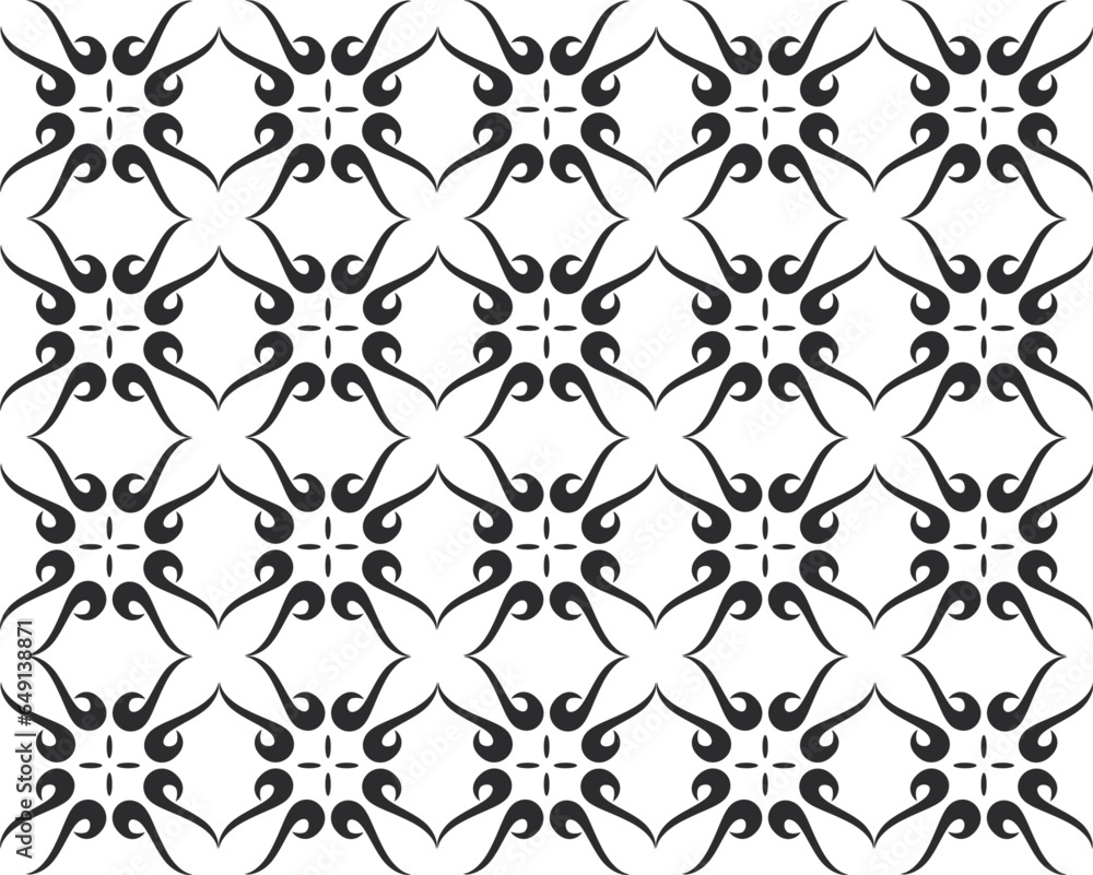 Poster seamless retro pattern, repeating pattern, vector background